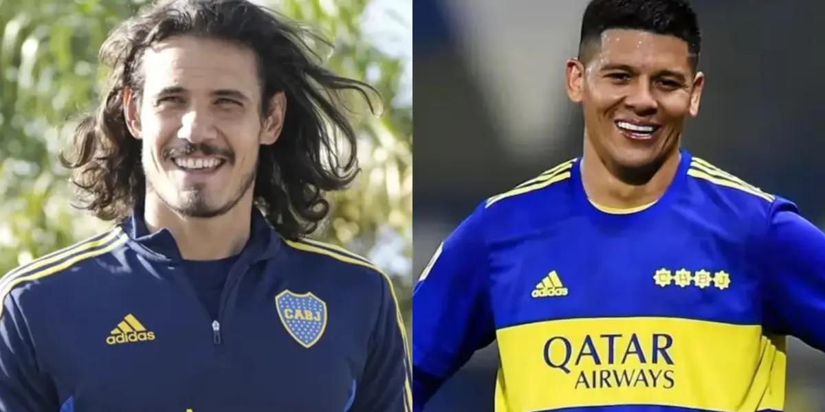 Cavani y Rojo