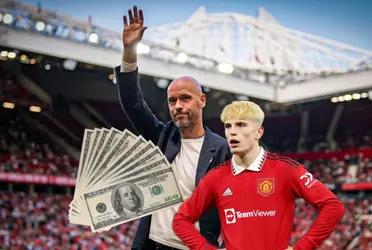 Erik Ten Hag está en la cuerda floja en el Manchester United y podría embolsar una increíble cifra.