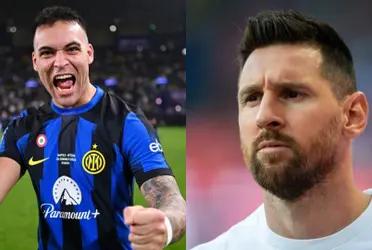 Martínez y Messi