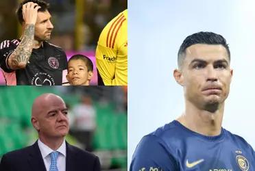 Messi, CR7 e Infantino