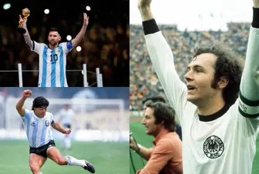Messi, Maradona y Beckenbauer