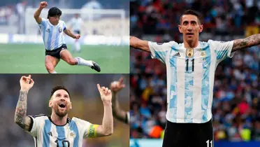 Messi, Maradona y Di María