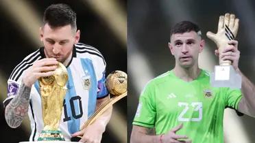 Messi y Martínez