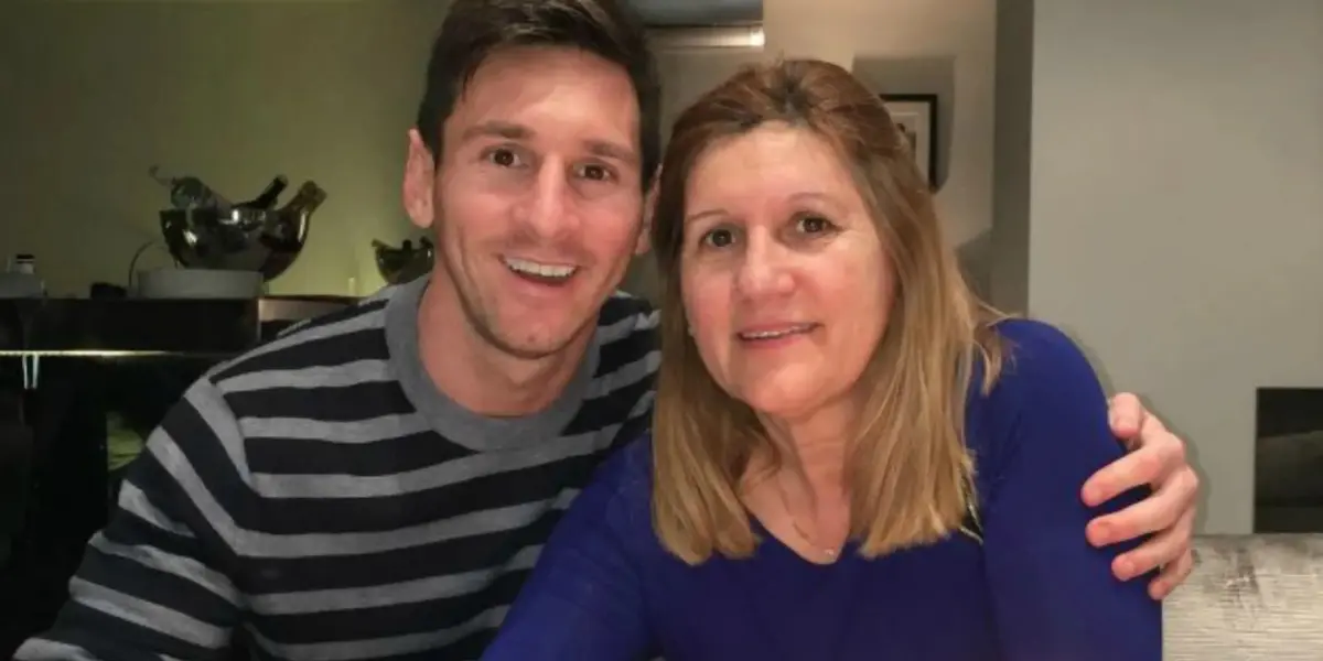 Messi y su madre