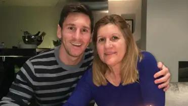 Messi y su madre