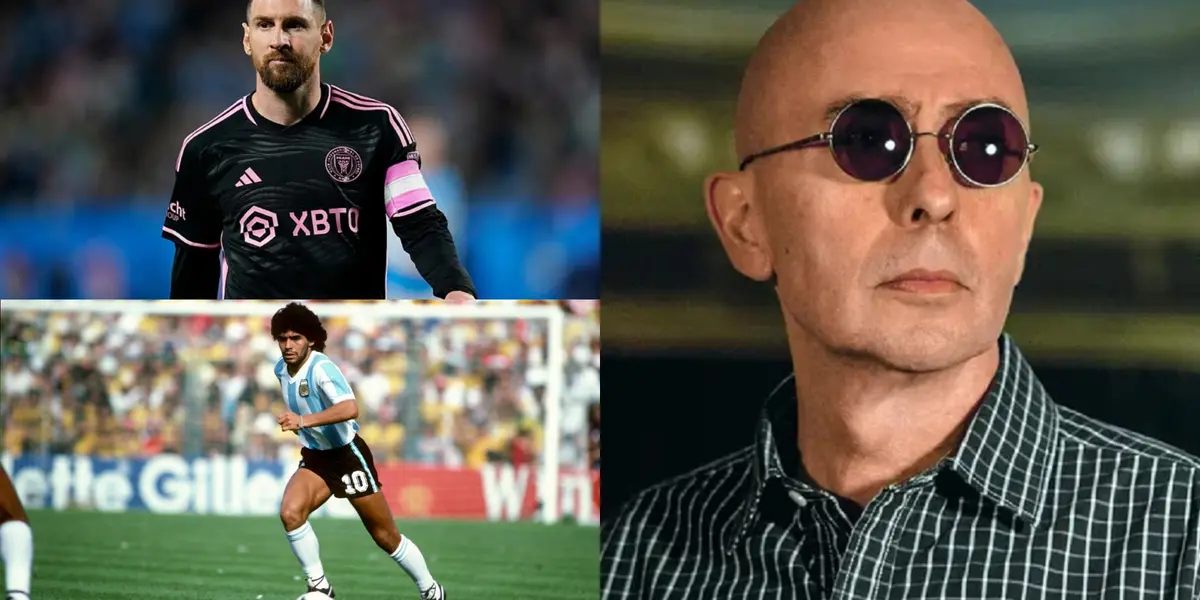 Solari, Messi y Maradona