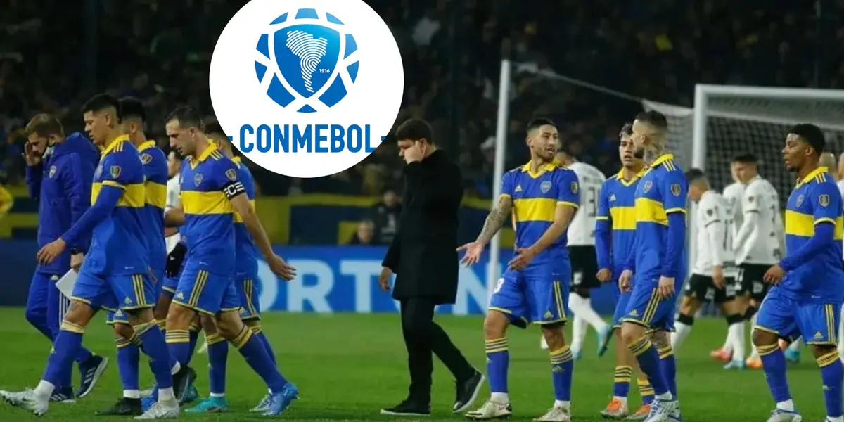 Boca eliminado contra Corinthians de la Copa Libertadores 2022.