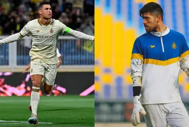 El arquero dejó Boca por el ‘bajo sueldo’ pero ahora no juega y vio desde el banco el hat trick de Ronaldo.