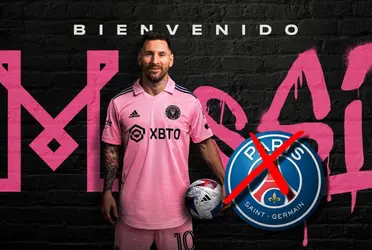 El astro argentino fue presentado en el club de la MLS, que le tiró un palito a quienes lo maltrataron.