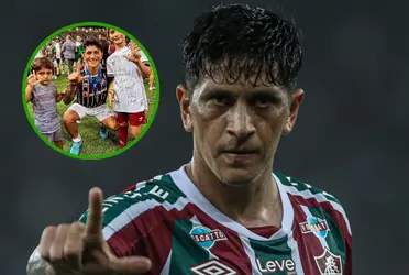 El delantero de Fluminense reveló de qué equipo es hincha en la Argentina.