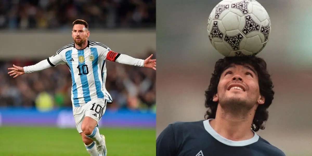 El hincha argentino le rindió un lindo e inesperado reconocimiento a los dos mejores de la historia.