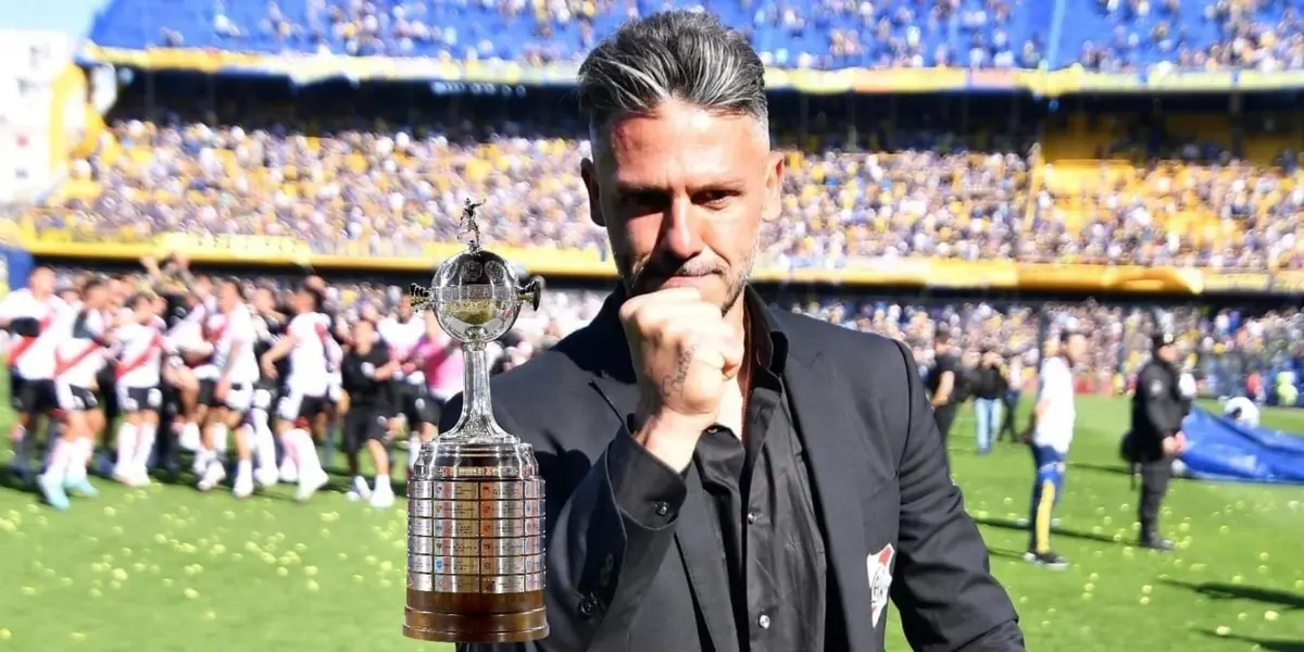 El Millonario perdió con Huracán y el técnico habló del eterno rival antes de que juegue la final de la Copa Libertadores.