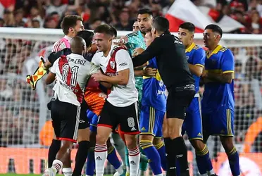 El volante de River fue expulsado en el Superclásico tras el gol.