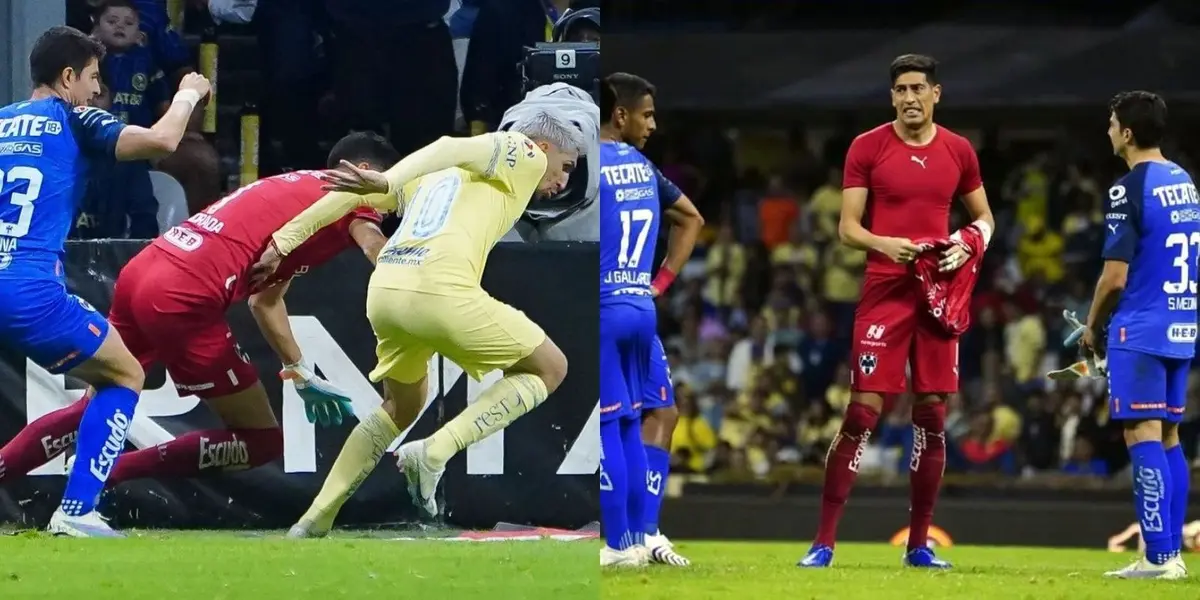 Fue expulsado en el Rayados de Monterrey y regaló un gol.