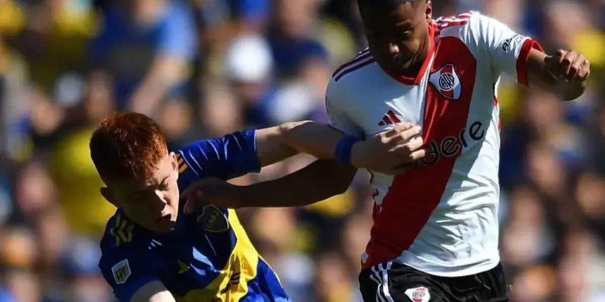 La pica del Superclásico, no quedó en la cancha. Tras el encontronazo, el volante de River le dedicó un posteo al "Colo".