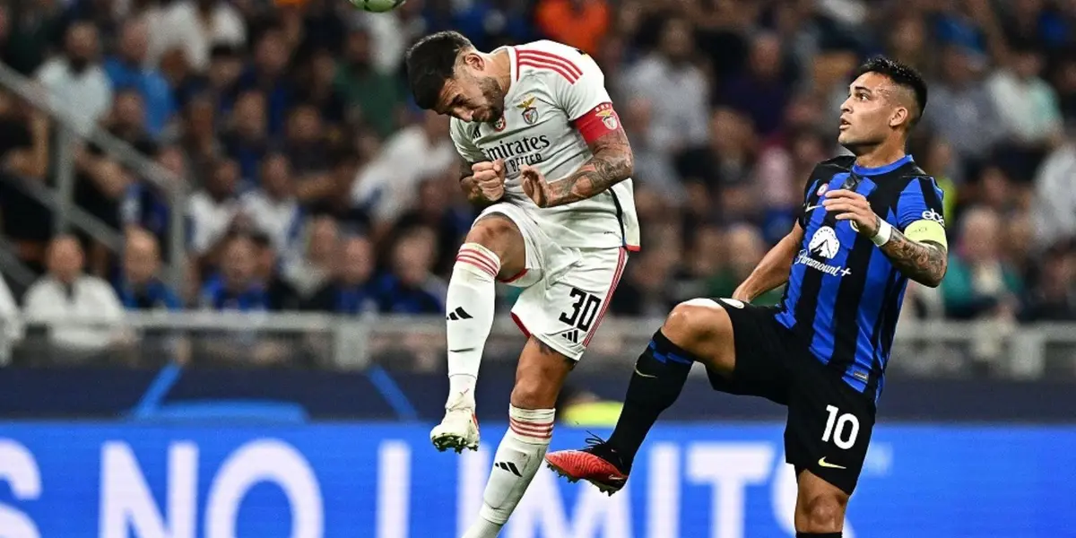 Lautaro, Di María y el “Mariscal” de la selección argentina protagonizan el encuentro en el Estadio Giuseppe Meazza y ya hubo un cruce picante.