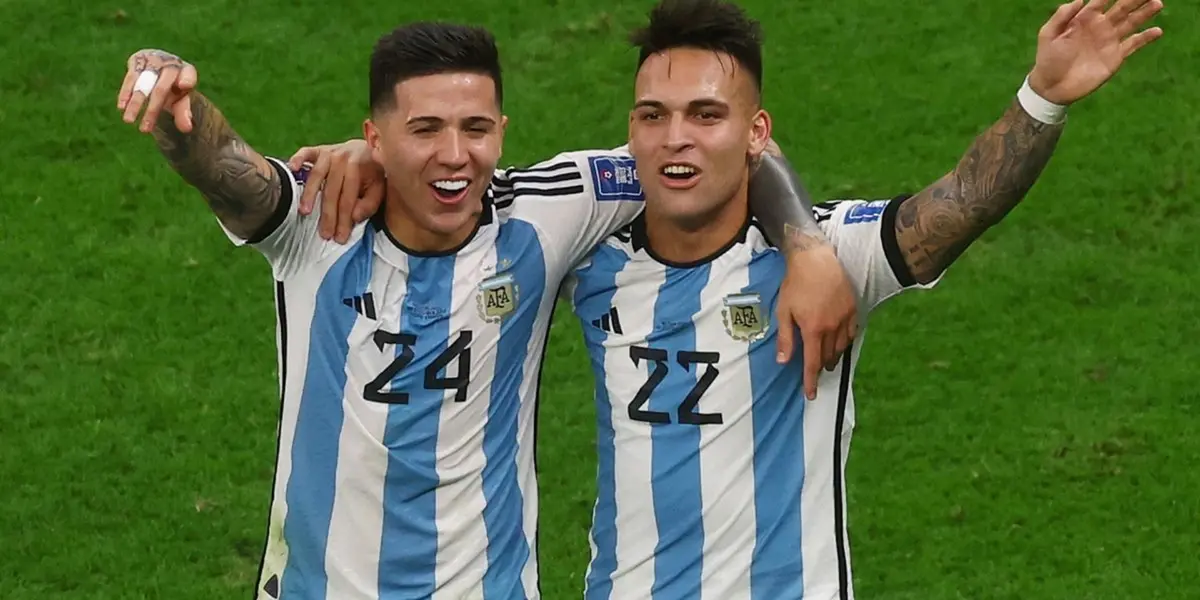 Lautaro y Enzo en la selección