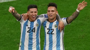 Lautaro y Enzo en la selección