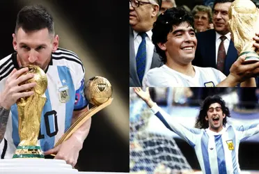 Los tres fueron los máximos goleadores de su equipo de los Mundiales que cada uno obtuvo en 1978, 1986 y 2022.