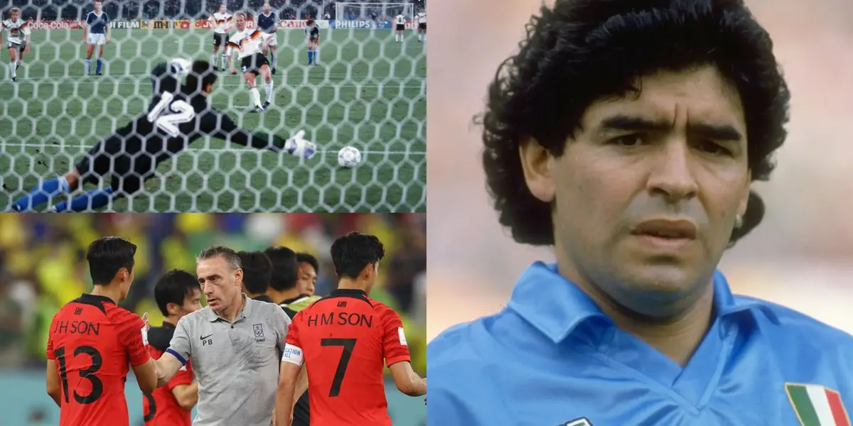 Maradona, Italia 1990 y Corea del Sur