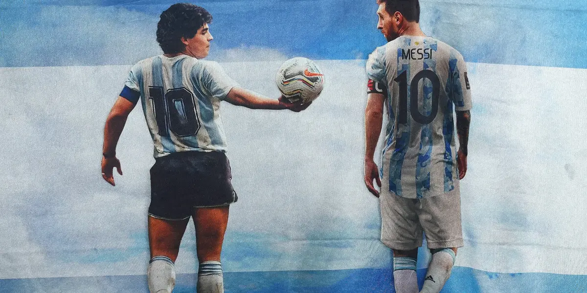 Maradona y Messi