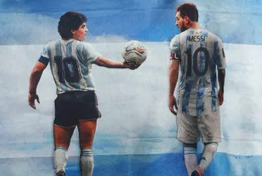 Maradona y Messi