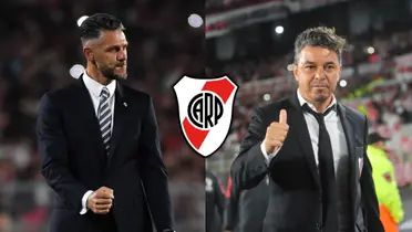 Martín Demichelis y Marcelo Gallardo.