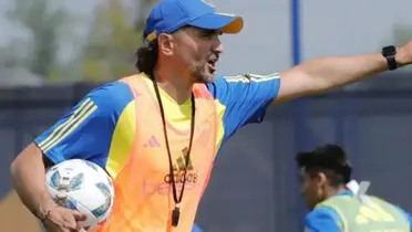 Martínez en el entrenamiento