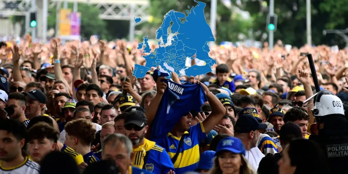 Más de un hincha célebre asistió al Estadio Maracaná para ver a Boca, pero uno muy particular llegó desde el viejo continente.