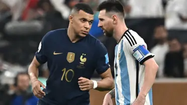 Mbappé y Messi en la final