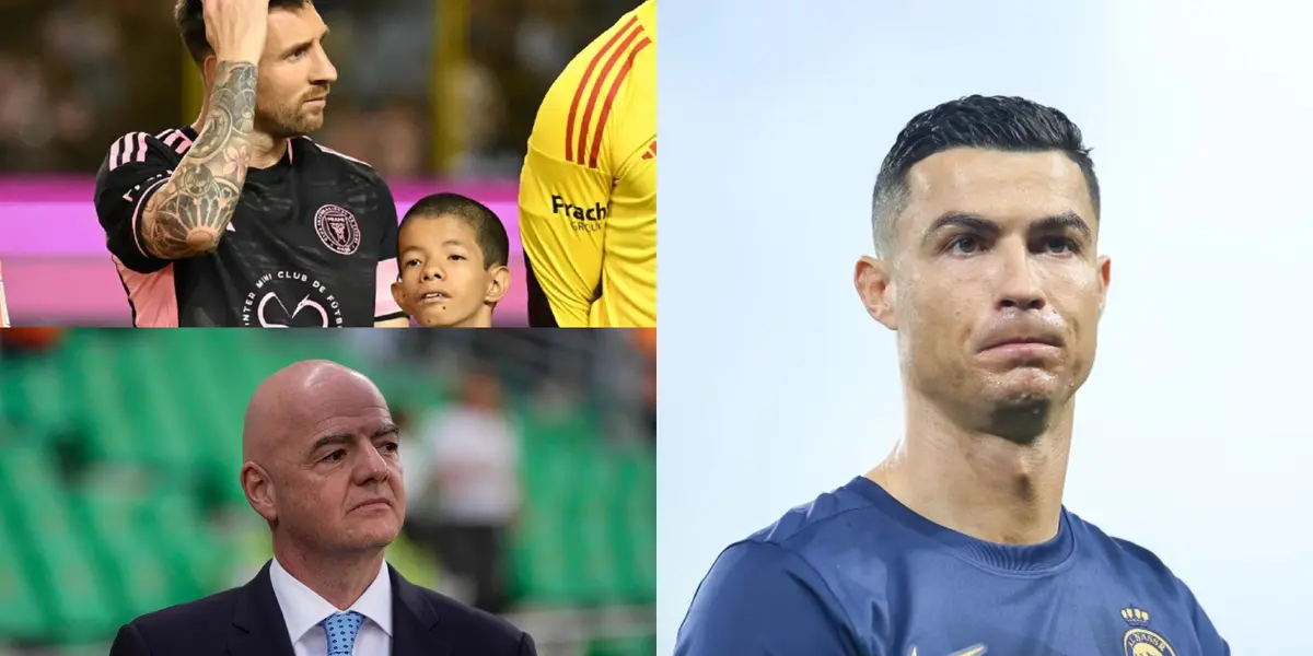 Messi, CR7 e Infantino