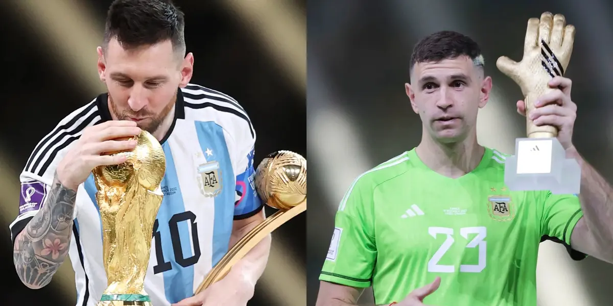 Messi y Martínez