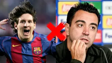 Messi y Xavi