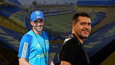 Riquelme presta atención a lo que puede suceder con esta joya de las inferiores xeneizes.