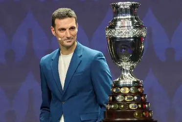 Scaloni estuvo en el sorteo de la Copa América y hablo sobre su futuro y su relacion con Chiqui Tapia